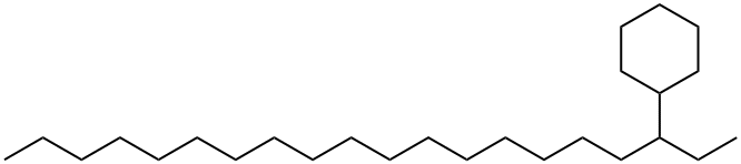 (1-Ethyloctadecyl)cyclohexane 结构式