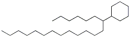 7-Cyclohexylicosane 结构式