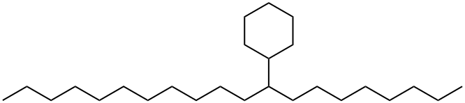 9-cyclohexylicosane 结构式