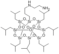PSS-[3-(2-氨乙基)氨基]丙基-取代七异丁基 结构式