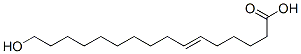 16-Hydroxy-6-hexadecenoic acid 结构式