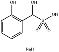 (2-Hydroxyphenyl)hydroxymethanesulfonic acid sodium salt 结构式