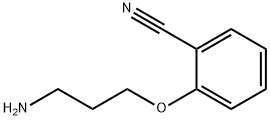 2-(3-氨基丙氧基)苯腈 结构式