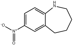 7-硝基-2,3,4,5-四氢-1H-苯并[B]氮杂卓 结构式