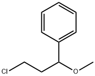 3-甲氧基-3-苯丙基氯 结构式