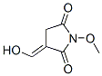 2,5-Pyrrolidinedione, 3-(hydroxymethylene)-1-methoxy- (9CI) 结构式