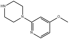 1-(4-甲氧基-吡啶-2-基)-哌嗪 结构式
