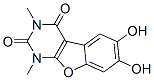 Benzofuro[2,3-d]pyrimidine-2,4(1H,3H)-dione,  6,7-dihydroxy-1,3-dimethyl- 结构式