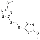 BIS(3-METHYLTHIO-1,2,4-THIADIAZOL-5-YLTHIO)METHANE 结构式
