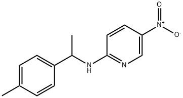(S)-5-nitro-N-(1-(4'-methylphenyl)ethyl)pyridin-2-amine 结构式