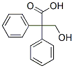 3-hydroxy-2,2-diphenylpropionic acid  结构式