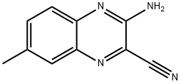 2-Quinoxalinecarbonitrile,3-amino-7-methyl-(9CI) 结构式