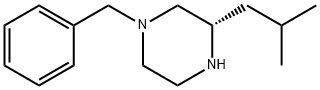(S)-N4-苄基-2-异丁基哌嗪 结构式