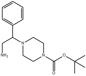 T-BUTYL-4-(2-AMINO-1-PHENYLETHYL)PIPERAZINECARBOXYLATE