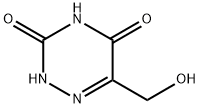 1,2,4-Triazine-3,5(2H,4H)-dione, 6-(hydroxymethyl)- (9CI) 结构式