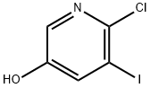 6-chloro-5-iodopyridin-3-ol 结构式