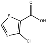 4-氯-5-噻唑羧酸 结构式