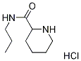 N-丙基哌啶-2-甲酰胺盐酸盐 结构式