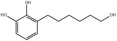 1,2-Benzenediol, 3-(6-hydroxyhexyl)- (9CI) 结构式