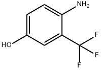 4-氨基-3-三氟甲基苯酚 结构式