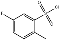 5-氟-2-甲基苯磺酰氯 结构式