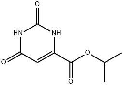 4-PyriMidinecarboxylic acid, 1,2,3,6-tetrahydro-2,6-dioxo-, 1-Methylethyl ester 结构式