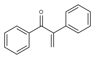 α-Benzoylstyrene 结构式