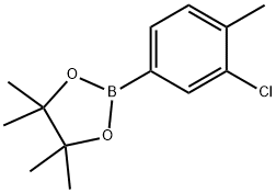 3-氯-4-甲基苯硼酸频哪醇酯 结构式