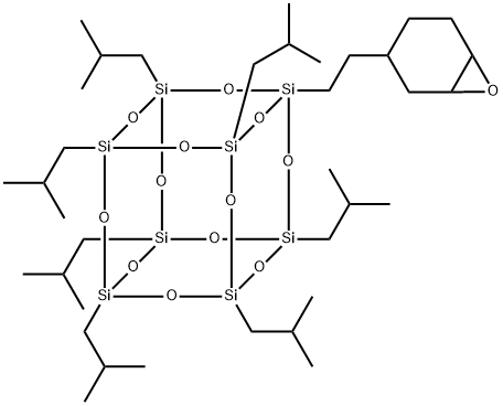 PPS-[2-(3,4-环氧环己基)乙基]-取代七异丁基 结构式