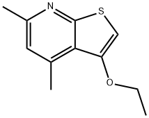 Thieno[2,3-b]pyridine, 3-ethoxy-4,6-dimethyl- (9CI) 结构式