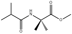 Alanine,  2-methyl-N-(2-methyl-1-oxopropyl)-,  methyl  ester 结构式