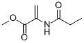 2-Propenoicacid,2-[(1-oxopropyl)amino]-,methylester(9CI) 结构式