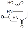 Alanine,  N-(1-oxopropyl)-2-[(1-oxopropyl)amino]- 结构式