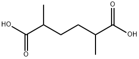 2,5-DIMETHYLHEXANEDIOIC ACID 结构式