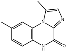 1,8-二甲基咪唑并[1,2-A]喹喔啉-4(5H)-酮 结构式