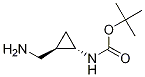 REL-((1R,2S)-2-氨基环丙基)氨基甲酸叔丁酯盐酸盐 结构式