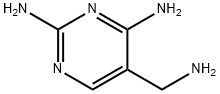 2,4-二氨基-5-氨甲基嘧啶 结构式