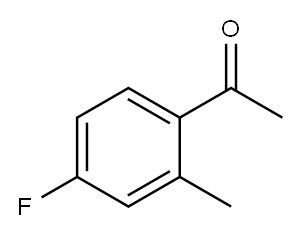 4'-氟-2'-甲基苯乙酮 结构式