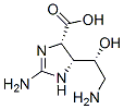 1H-Imidazole-4-carboxylic acid, 2-amino-5-(2-amino-1-hydroxyethyl)-4,5 -dihydro-, (4S-(4alpha,5beta(S*)))- 结构式