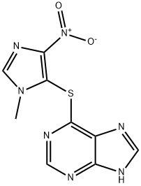 硫唑嘌呤 结构式