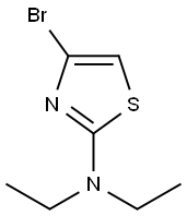 4-溴-N,N-二乙基噻唑-2-胺 结构式