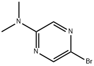 5-溴-2-(二甲基氨基)吡嗪 结构式