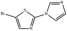 2-(IMIDAZOL-1-YL)-5-BROMOTHIAZOLE 结构式