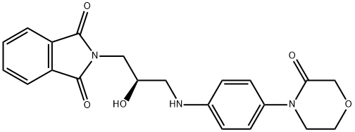 (R)-2-(2-Hydroxy-3-((4-(3-oxomorpholino)phenyl)amino)propyl)isoindoline-1,3-dione