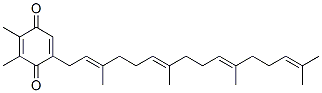 2,3-Dimethyl-5-[(2E,6E,10E)-3,7,11,15-tetramethyl-2,6,10,14-hexadecatetrenyl]-2,5-cyclohexadiene-1,4-dione 结构式