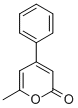 6-METHYL-4-PHENYL-PYRAN-2-ONE 结构式