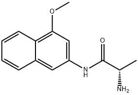 L-ALANINE 4-METHOXY-BETA-NAPHTHYLAMIDE 结构式