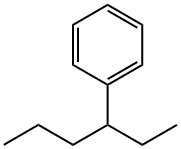 (1-Ethylbutyl)benzene. 结构式