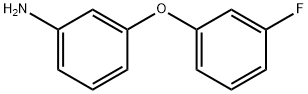 3-(3-FLUORO-PHENOXY)-PHENYLAMINE 结构式