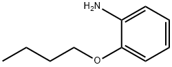 2-丁氧基苯胺 结构式